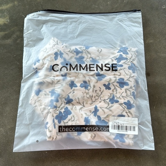 Commense Floral Print Knotted Irregular Hem Long Dress - Picture 12 of 14